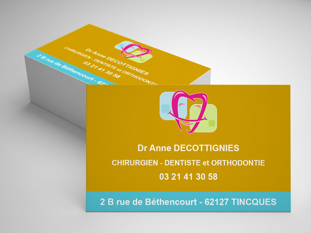 Carte de visite d'Anne Decottignies